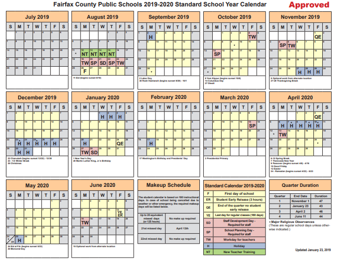 Fairfax County Public Schools 2024 Calendar Elna Noelyn