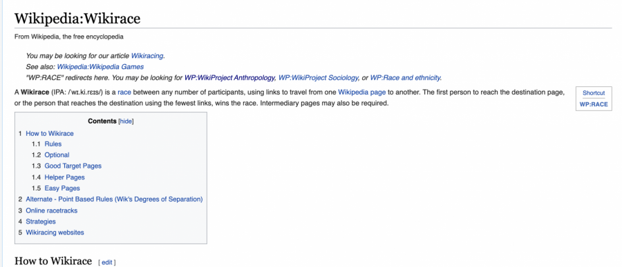 I Speedrun Wikipedia. 