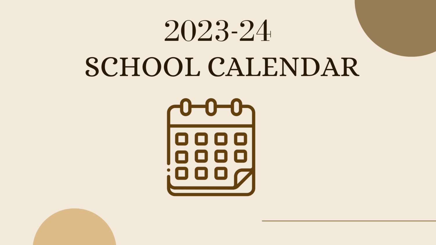 School Board proposes four versions of a 20232024 calendar tjTODAY