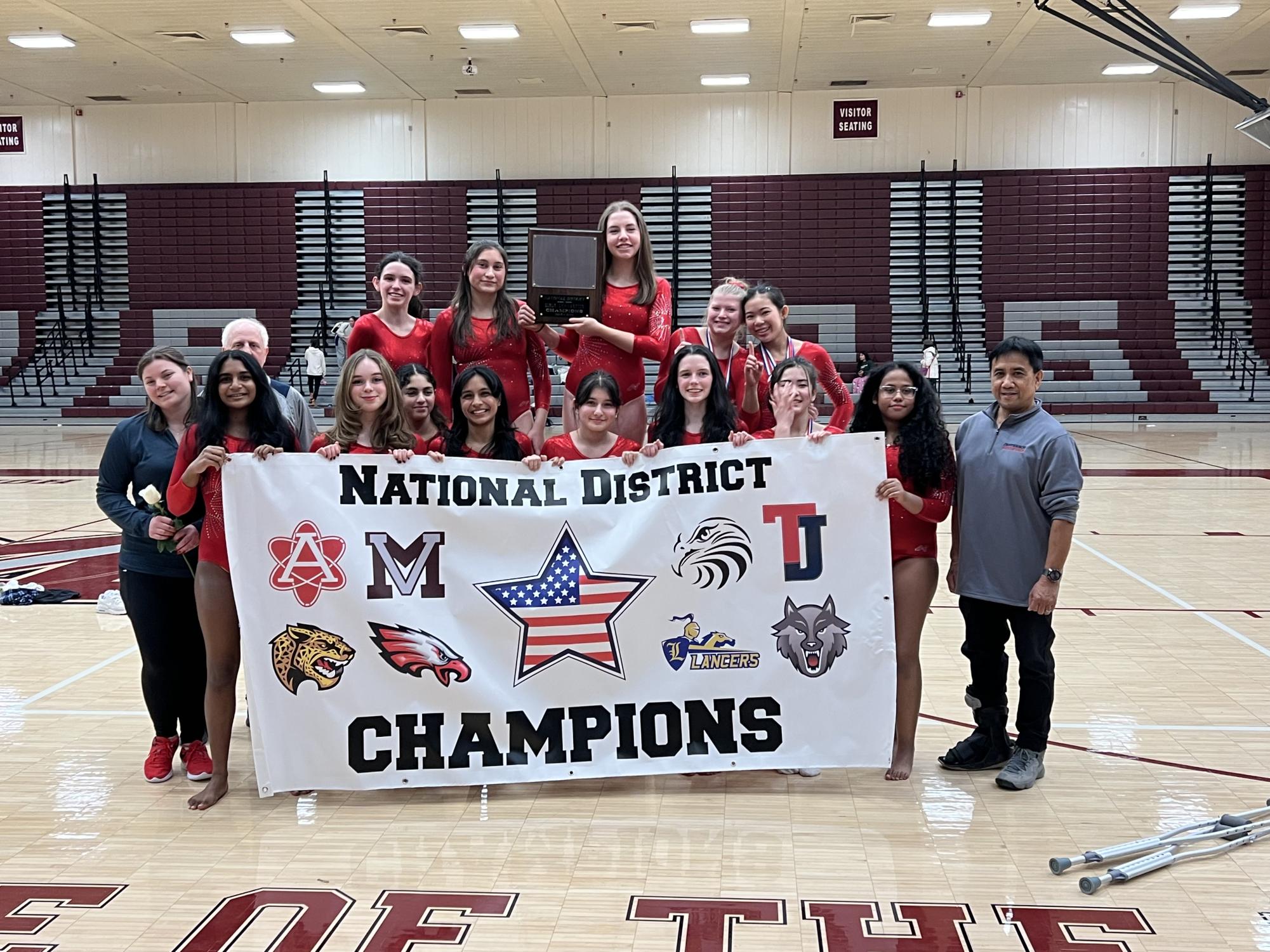 Gymnastics named District Champions after sixteen years tjTODAY