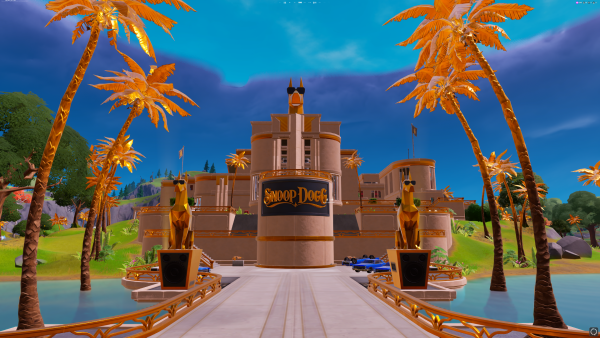 “The Doggpound,” one of the new locations in Fortnite Chapter 2 Remix.